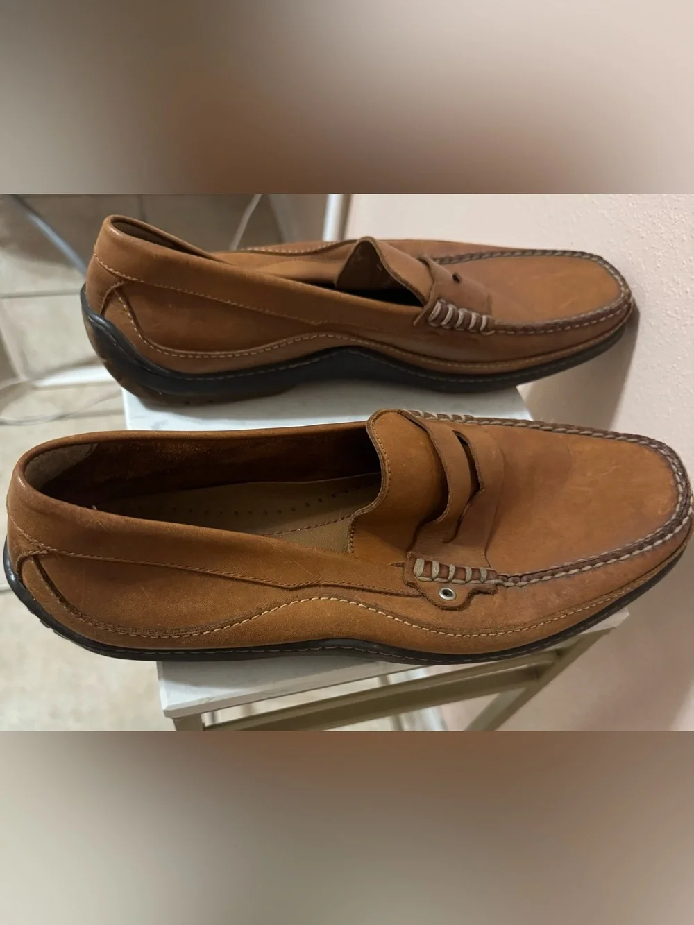 Bass Marlon Men's Brown Leather Loafers